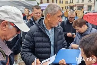 Zloději, lháři, estébáku, křičela žena na Babiše. Zpacifikovali ji policisté - Novinky